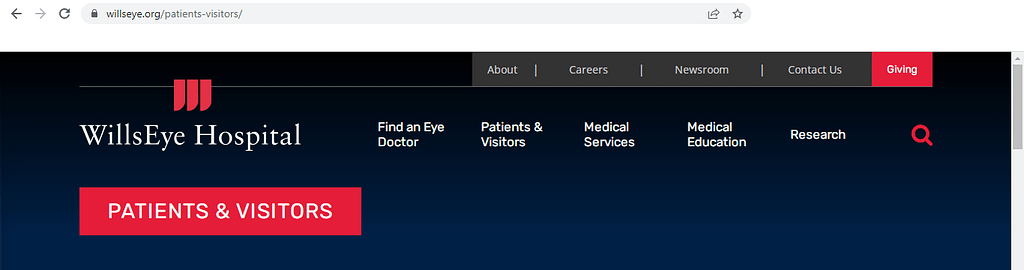 Wills Eye Patient Portal