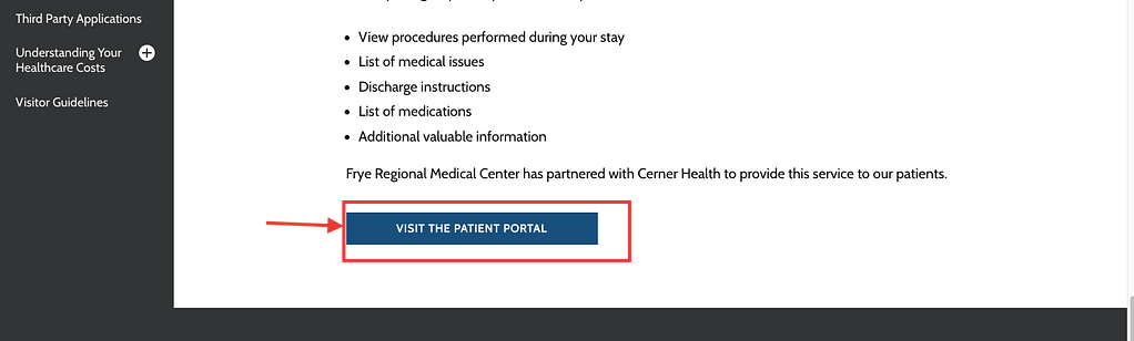Fryecare Patient Portal