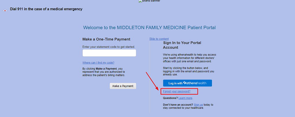 Middleton Family Medicine Patient Portal 