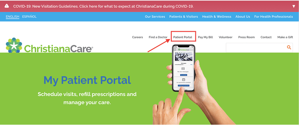 Christiana Patient Portal 