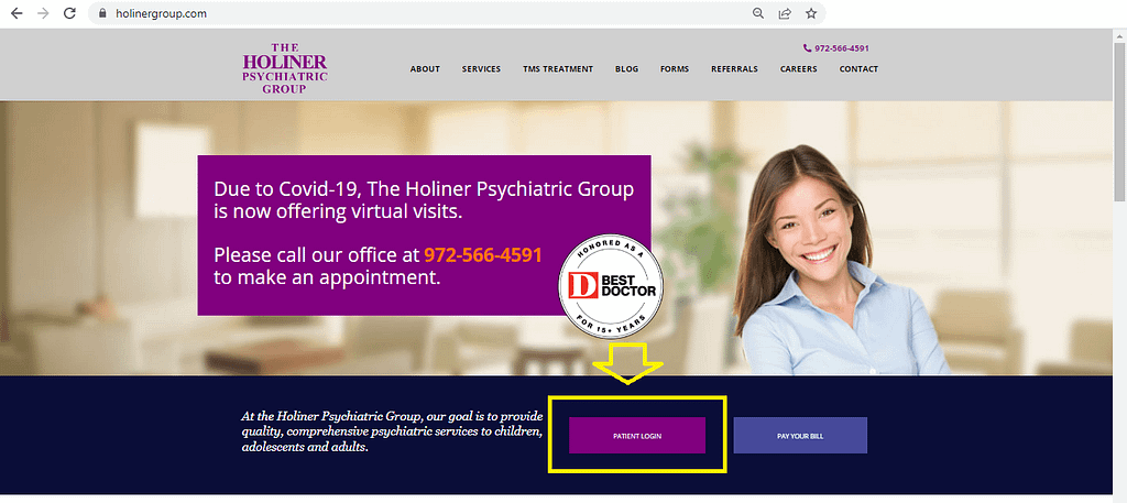 Holiner Group Patient Portal
