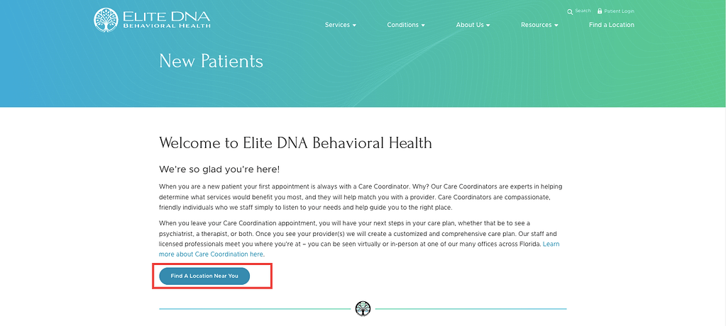 ELITE DNA Patient Portal Login
