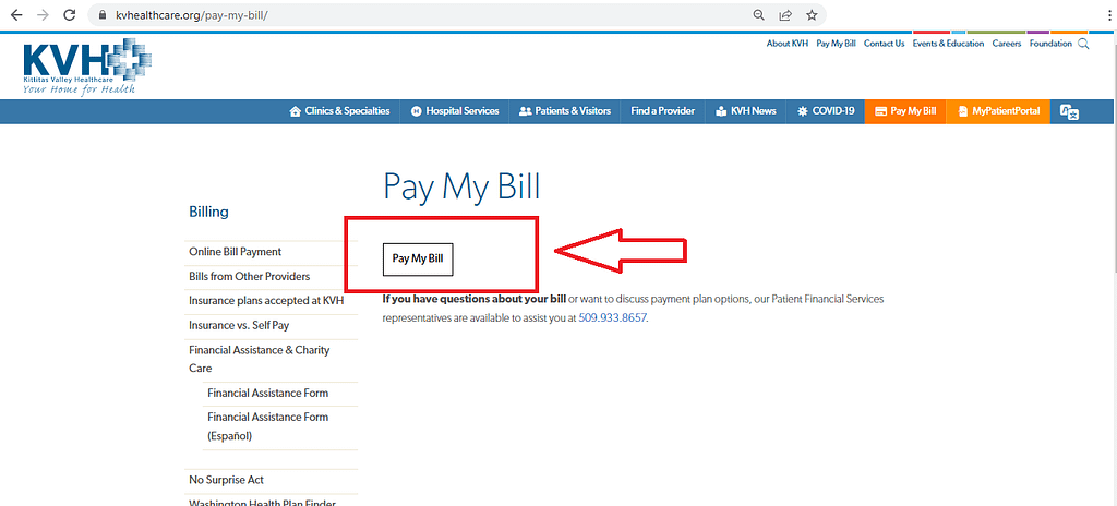 KVH Patient  Bill Pay