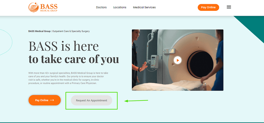 BASS Medical Group Patient Portal