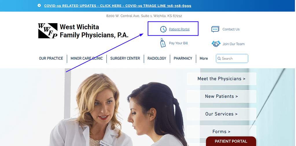 West Wichita Family Physicians Patient Portal