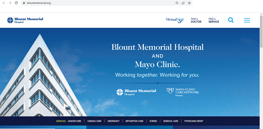 Blount Memorial Patient Portal