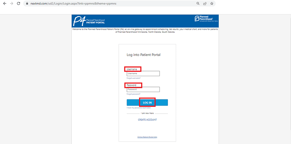 VLPP Patient Portal