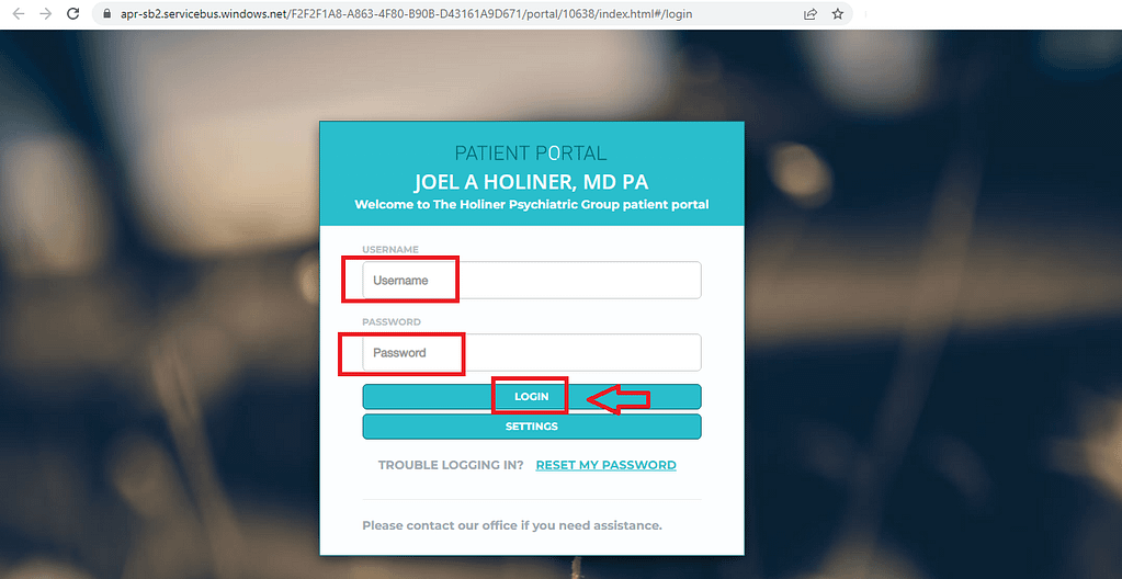 Holiner Group Patient Portal