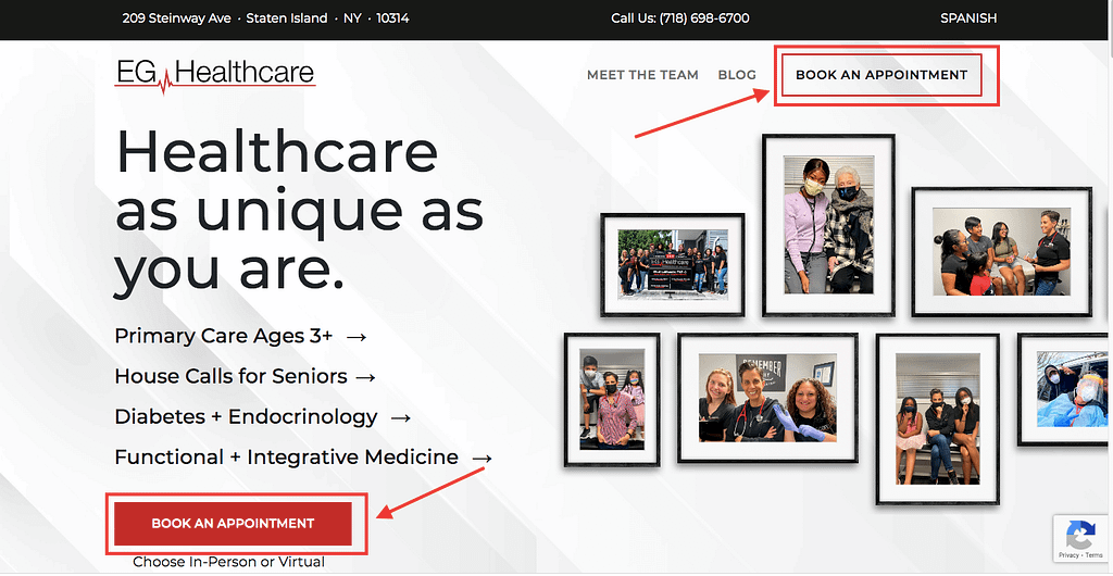 Eg Healthcare Patient Portal