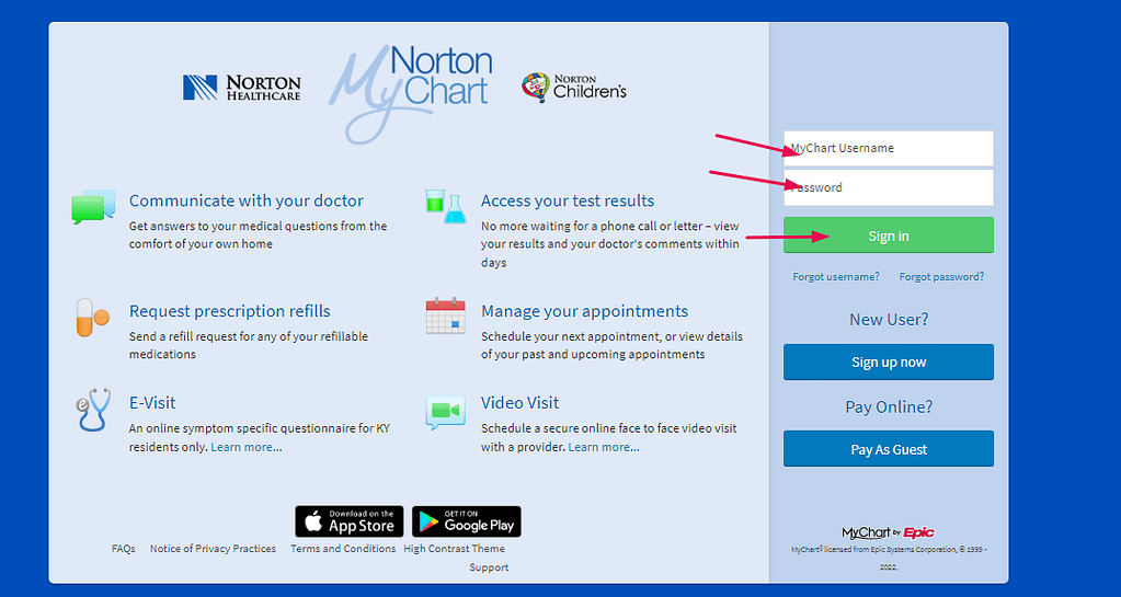Norton Healthcare Patient Portal