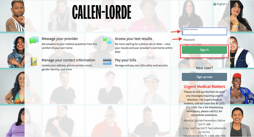 Callen Lorde Patient Portal