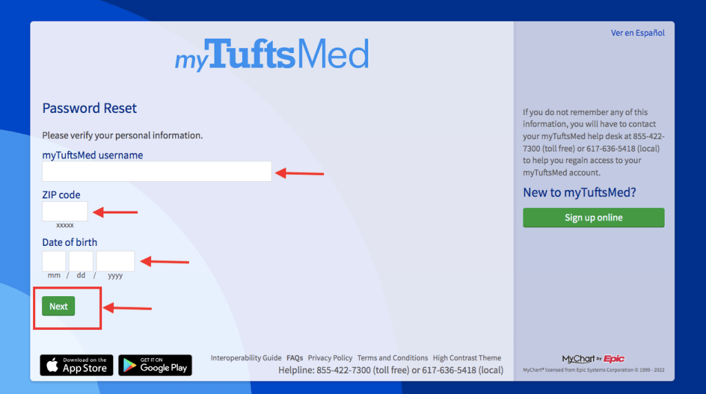 Tufts Patient Portal