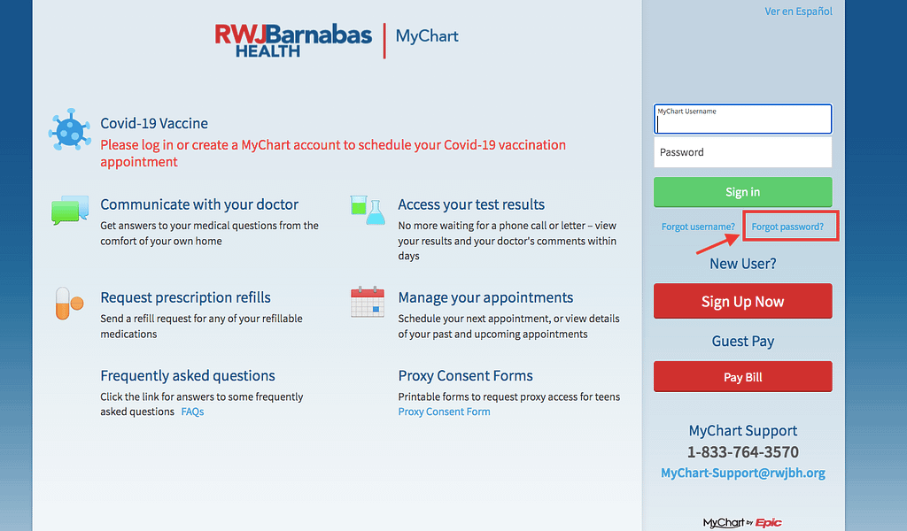 Robert Wood Johnson Patient Portal