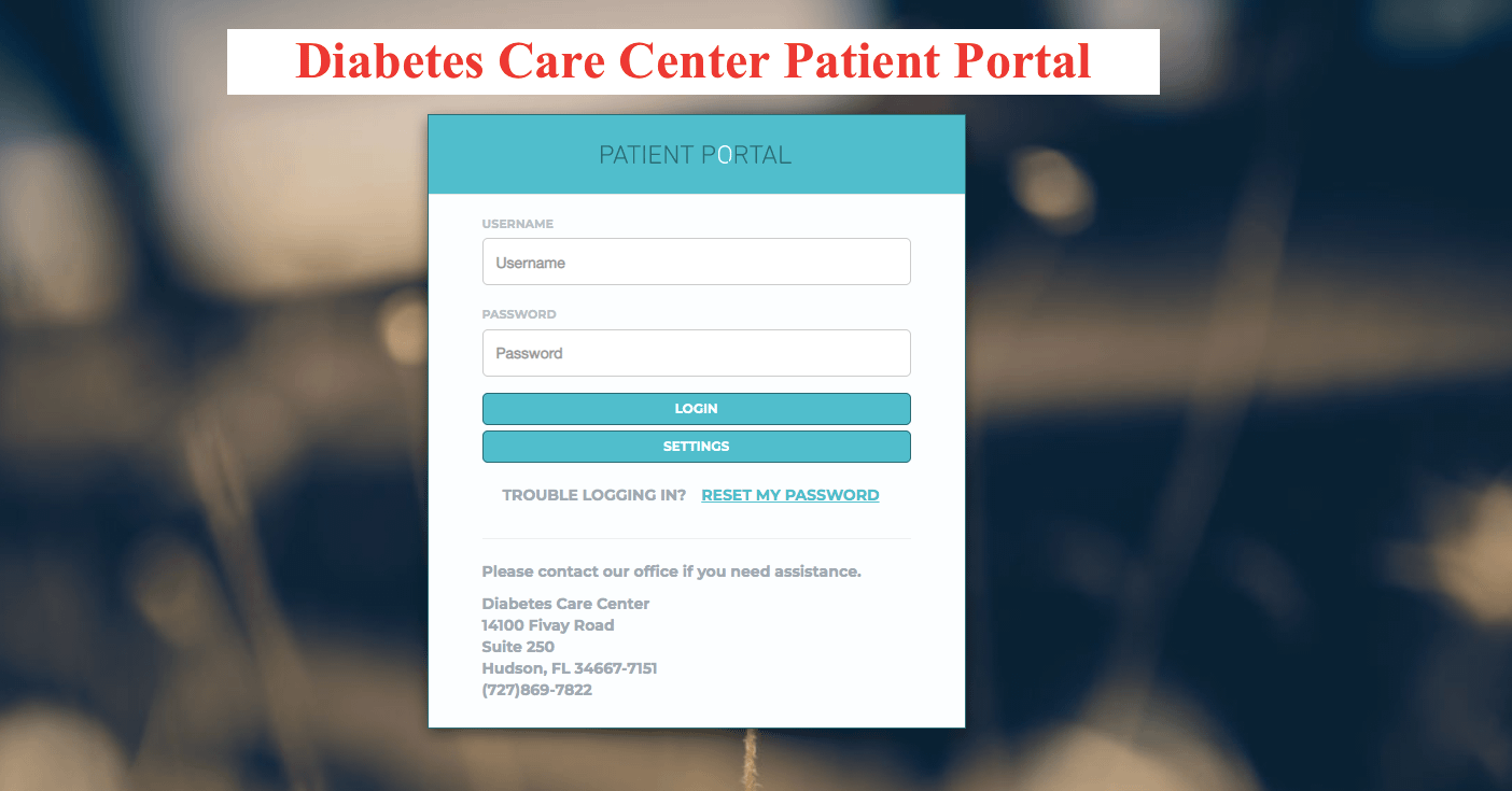 diabetes care center patient portal