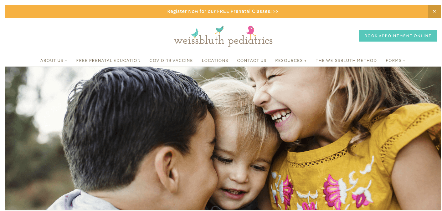Weissbluth Pediatrics Patient Portal