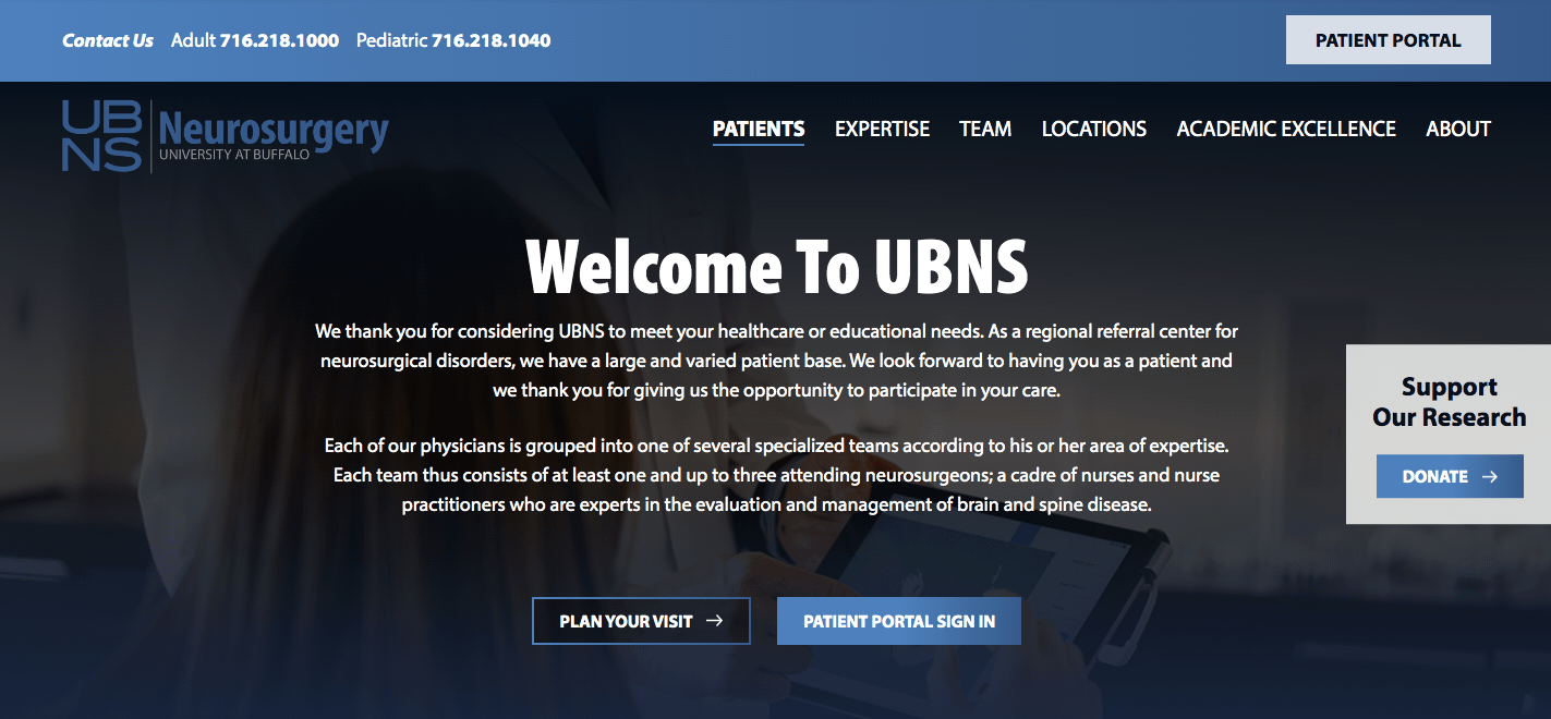 Ub Neurosurgery Patient Portal