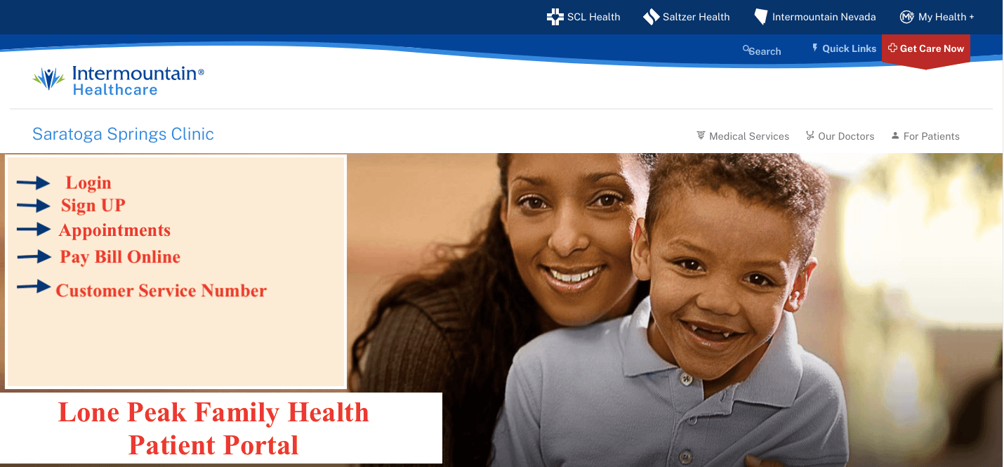 lone peak family health portal