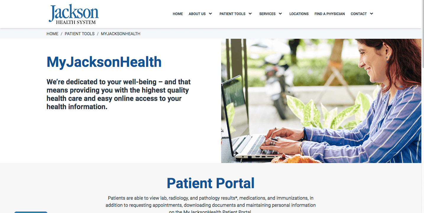 Jackson Patient Portal