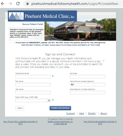 pinehurst medical clinic patient portal