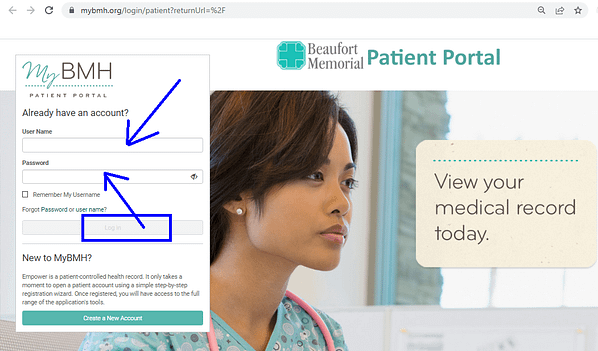 Beaufort Memorial Hospital Patient Portal 