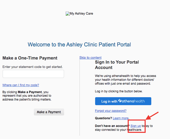 Ashley Clinic Patient Portal 