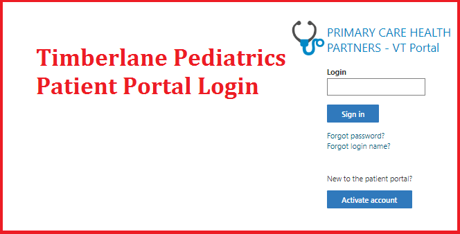 Timberlane Pediatrics Patient Portal Login