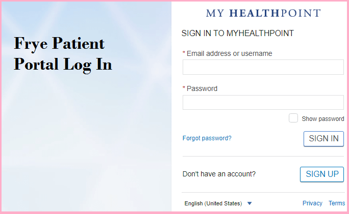 Frye Patient Portal