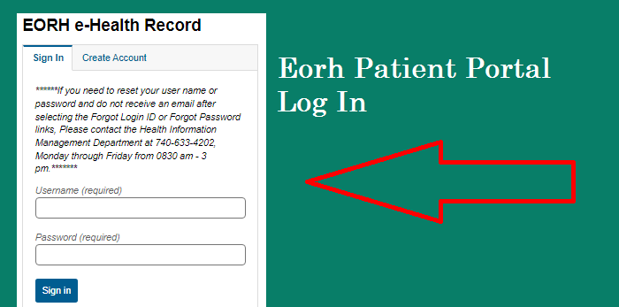 Eorh Patient Portal Log In - www.eohospital.com