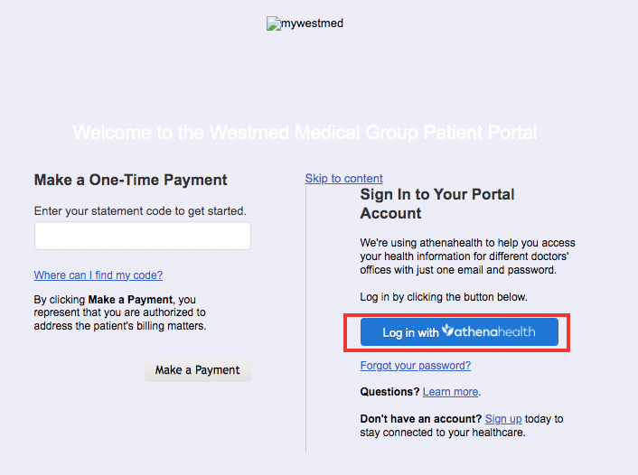 West Med Patient Portal