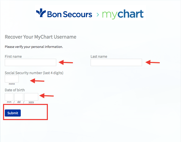 Bon Secours MyChart Patient Portal
