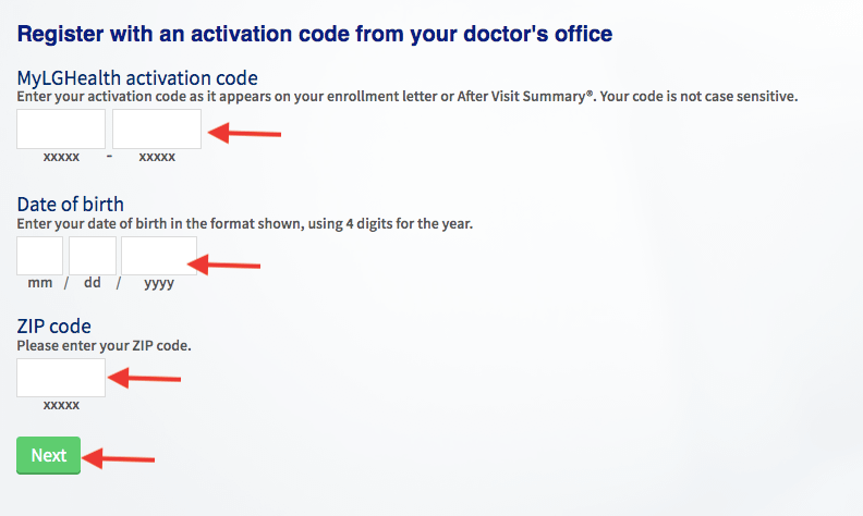 MyLGHealth Patient Portal