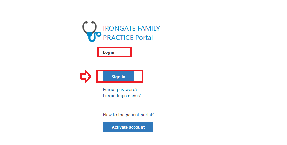 Irongate Family Practice Patient Portal