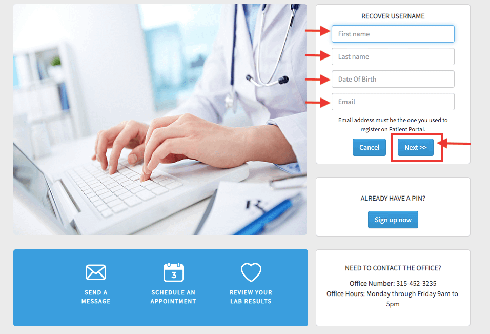 CNY Gastroenterology Patient Portal