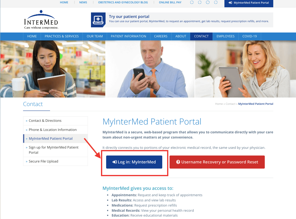 Myintermed Patient Portal Login Digital Patient Portal