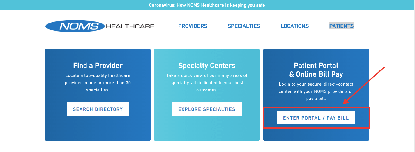 Noms Patient Portal Login www. Digital Patient Portal