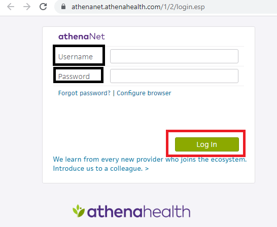 athena patient portal